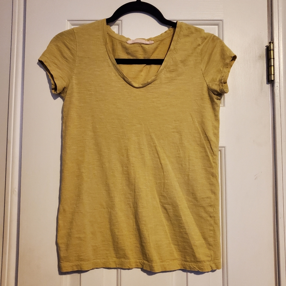Lime green vneck